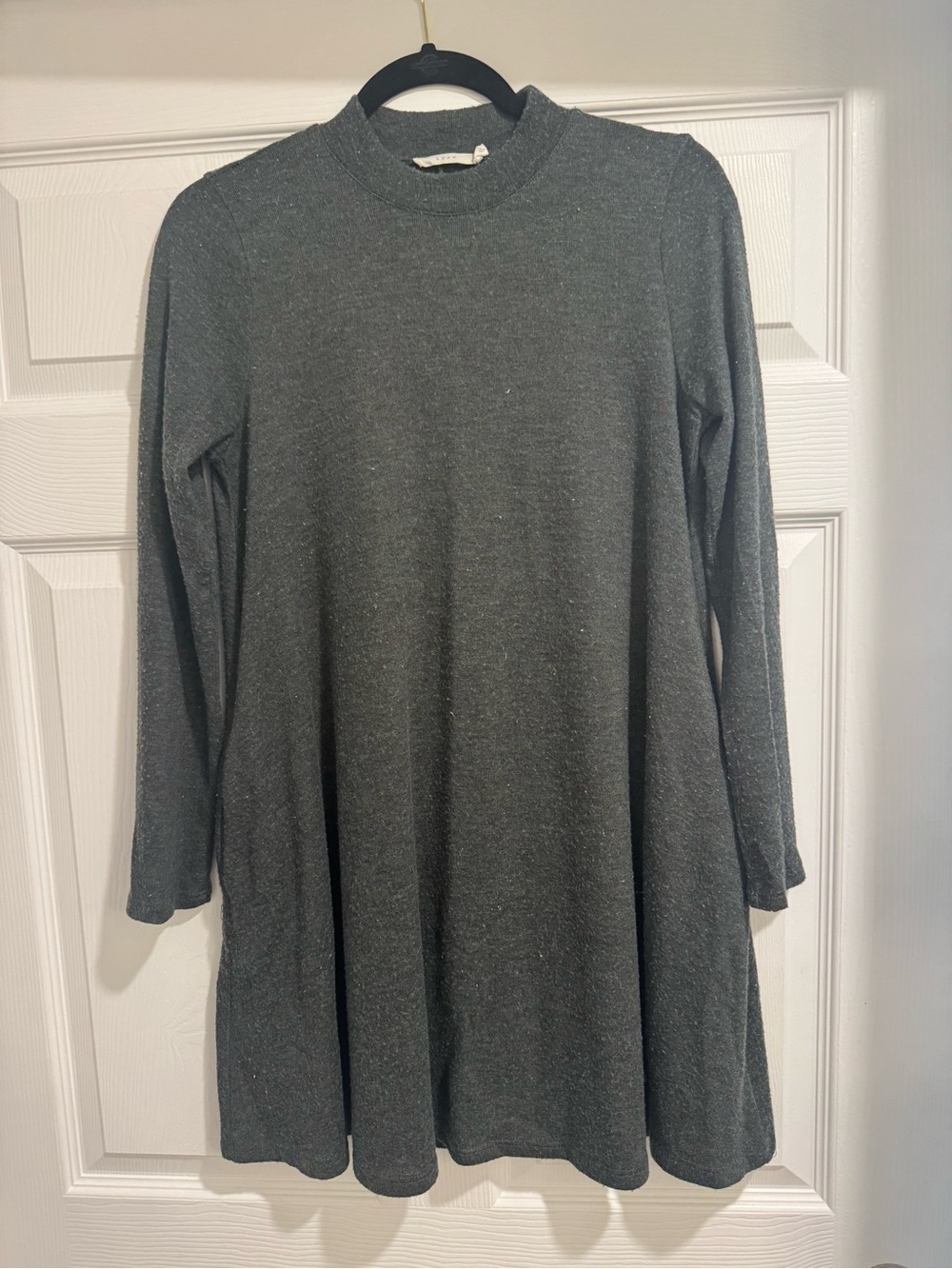 Women’s Dark Green Long Sleeve A-Line Dress
